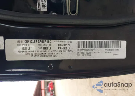 2014 Dodge Charger Se z USA, uszkodzony, nr VIN 2C3CDXBGXEH189655